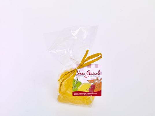 Bonbons "Omas Gutsele", Zitronen-Geschmack, Standbeutel 120 Gramm