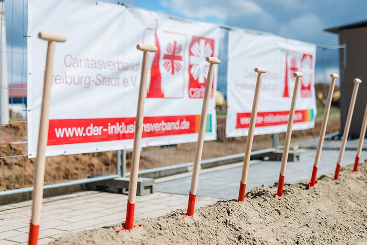 Spatenstich in Rheihausen, Wohnprojekt für Menschen mit Behinderung
